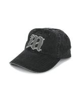 VINTAGE WASHED APPLEQUE M BALL CAP_CHARCOAL