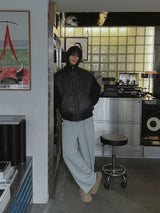 ASCLO Knit X Quilting Padded Jacket (2color)