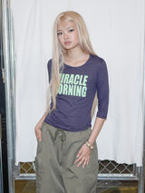 MIRACLE MORNING L/S PURPLE