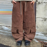 ワイドピーチフィニッシュダブルニーバルーンパンツ