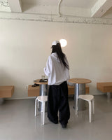 Patch nylon pants