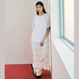 LASHES LACE DRESS(WHITE)