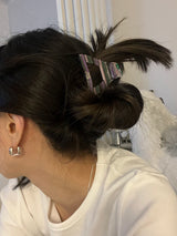Triangle ストライプヘアクリップ