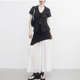 Ariane Unbalanced Lace Skirt