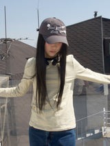Lucky Clover Cap-Charcoal