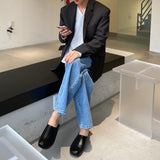 Cent minimal loafer mule