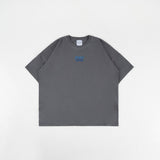HIERARCHY STUDIOS Unruled - ダークグレーミラーワイドオーバーサイズTシャツ