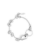 NO.600 [SILVER] TWO HOLD BALL BRACELET