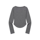 MARIEL SQUARE NECK CROP T (6Color)
