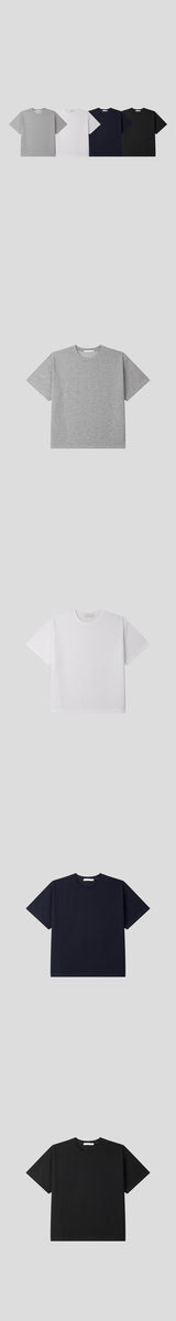[S/S] Premium コットンクロップTシャツ(4color)