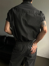 [S/S]ピグメントウェスタンマッスルフィットハーフシャツ(3color)