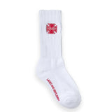 Cross logo socks White