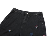 26SS★ Mushroom Stitch Bermuda Denim Pants