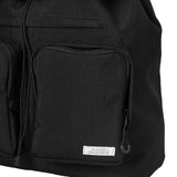 FLAP STRING BACKPACK / BLACK
