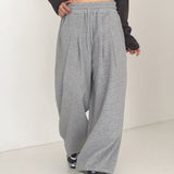 [MADE] Weds Two Pintuck Wide Sweat Jogging Pants