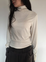 Polka Dot Turtleneck Long Sleeve (5color)