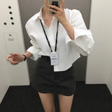 [BELLIDE MADE] 7 colors, daily standard cropped shirt