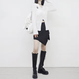 L.Pini V シースルーニット