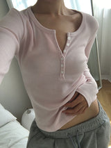 BELLA WAFFLE TEE