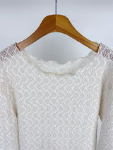 LACE KNIT LONG SLEEVE (2C)