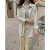 Atty Overfit Stripe Shirt