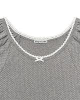 ドットパフTシャツ (グレー)