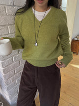 [MADE] モッティ ウール Vネック ニット