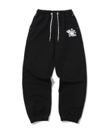 STARDUST STITCH SWEAT PANTS - [BLACK]