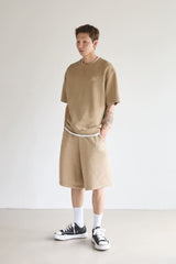 Pigment Washing Half Pants