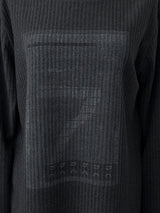 リブセブングラフィックニットTシャツ (3color)
