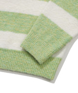 Bouclé Yarn Rugby Knit Apple Green