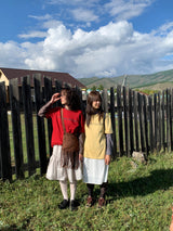 metallic frill skirt (3color)