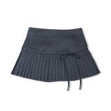 ドットプリーツスカートパンツ (3colors)