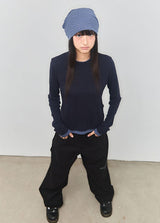 STAR LAYERED LONG SLEEVE - NAVY