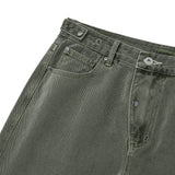 ラッチテーパードツイルパンツ / Washed khaki