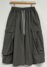 NYLON CARGO WOOODY BERMUDA💚🥨🩶🖤4COLOR