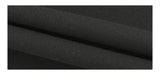 black wide casual straight pants