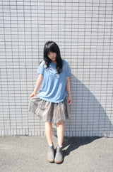 メッシュペッパードットTシャツ (2c)