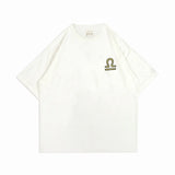PEANUT STAIN -ライブラ ゾディアック アイボリー オーバーサイズド Tシャツ