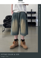 Dera Side Snap Bermuda Denim Pants