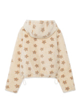 FLOWER FUR JUMPER(BEIGE)