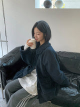 レンパ コーデュロイ リボンカラー ジャケット