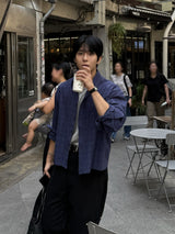 Mile cropped long-sleeve shirt