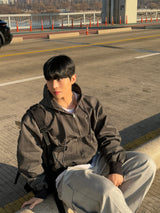 Oxford heavy hooded jacket