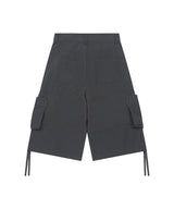 パッチ ポケット シャーリング バミューダ パンツ チャコール