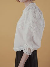Antique garden blouse