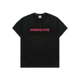 24FW TAPE TYPOGRAPHIC SHORT SLEEVE T-SHIRT BLACK
