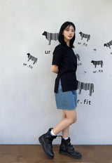 MEDIUM INDIGO DENIM SHORTS code 25008