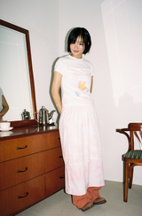 [Webhouse x BOMI] ブロッサムブラー SS Tシャツ - ホワイト