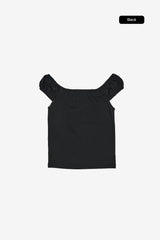 ブルーミングパフスリムTシャツ